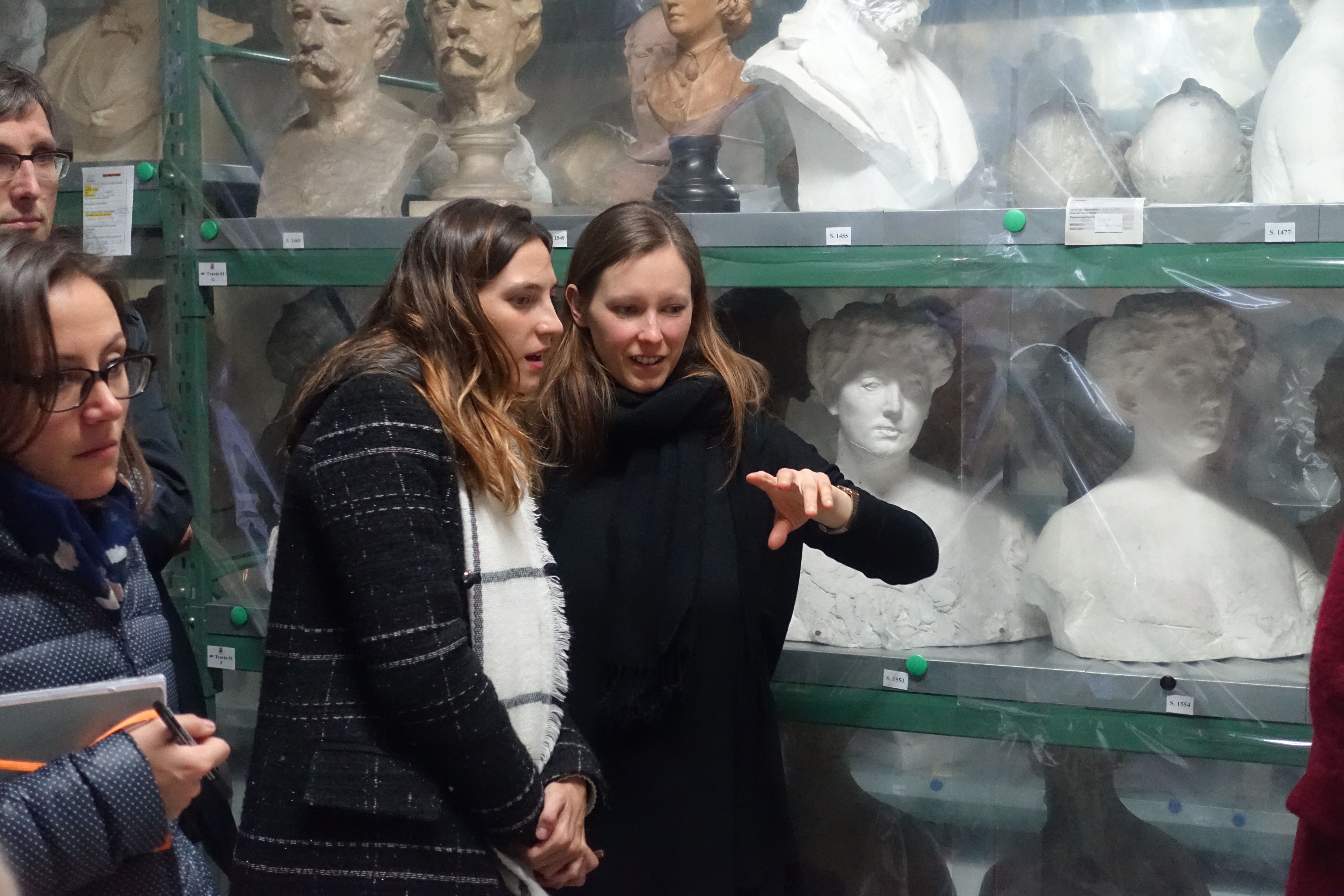 Visite dans les réserves du Musée Rodin, Meudon