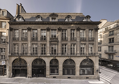 The eastern façade of Hôtel Lully, rue Sainte-Anne, Paris. © Markus Schilder / DFK Paris