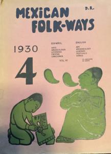 Page de couverture, Mexican Folkways, n°3, 1930