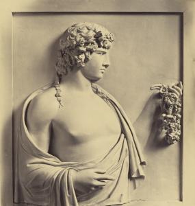 Robert Macpherson (1811-1872), Antinous - bas relief, Villa Albani, vers 1860, tirage sur papier albuminé, The J. Paul Getty Museum, Los Angeles