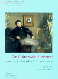 Couverture "De Grünewald à Menzel"